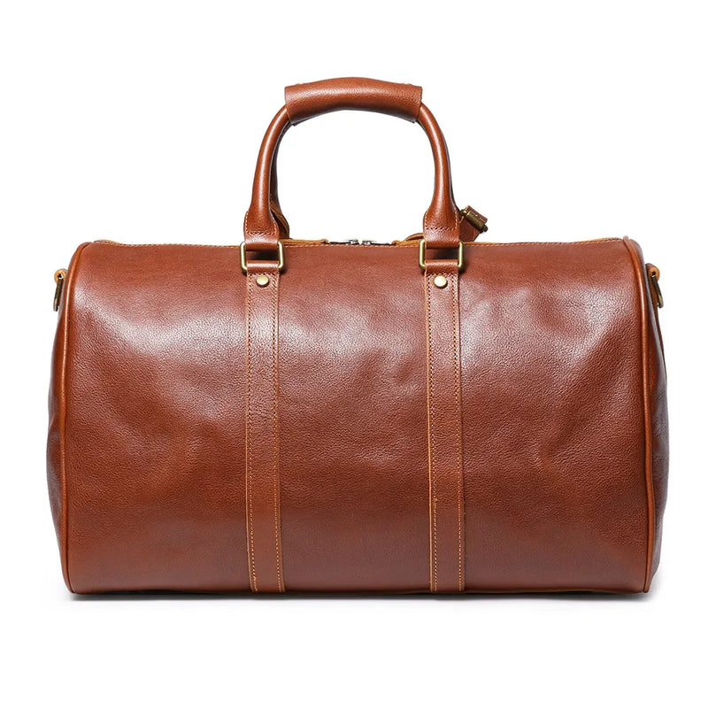Vintage Leather Travel Tote – Stylish Bag