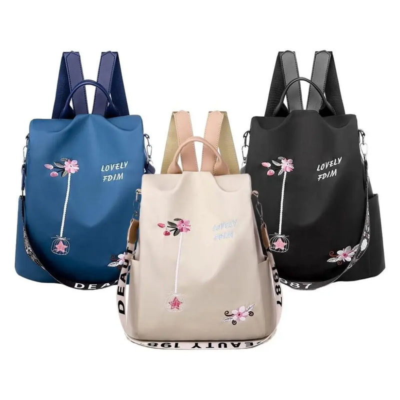 Waterproof Oxford Embroidery Backpack
