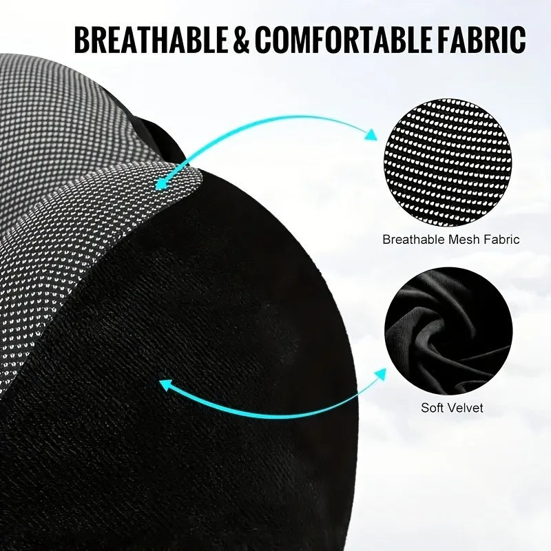 Hooded U-Shaped Travel Pillow