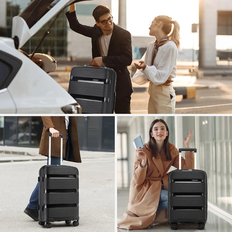 Expandable Hard Shell Travel Luggage