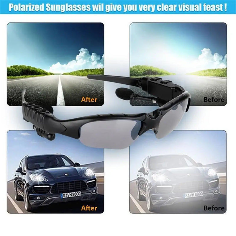2 in 1 Wireless Headset Sunglasses
