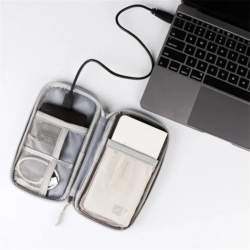 Compact Travel Organizer Bag – Tech Storage Solution