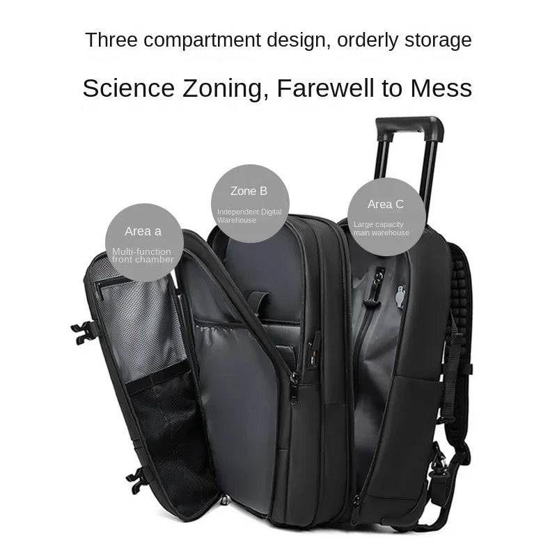 Wheeled Backpack Vacuum Luggage