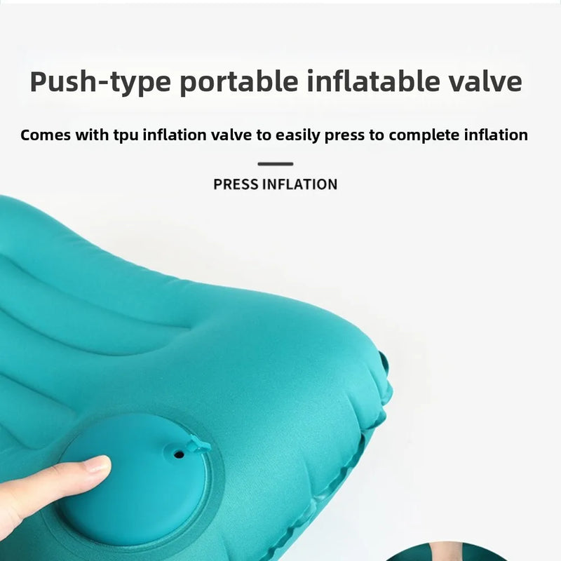 Portable Press Inflatable Pillow