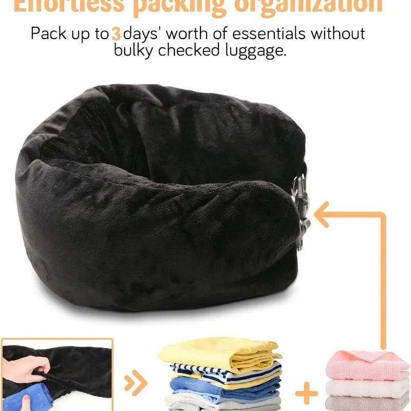 Self Filling Travel Neck Pillow