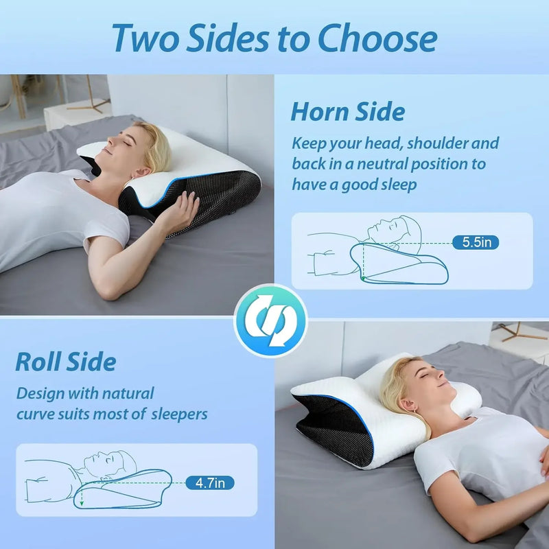 "Ergonomic Cottoncomfortable sleeping pillow