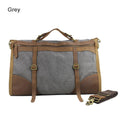 Men’s Vintage Canvas & Leather Travel Bag