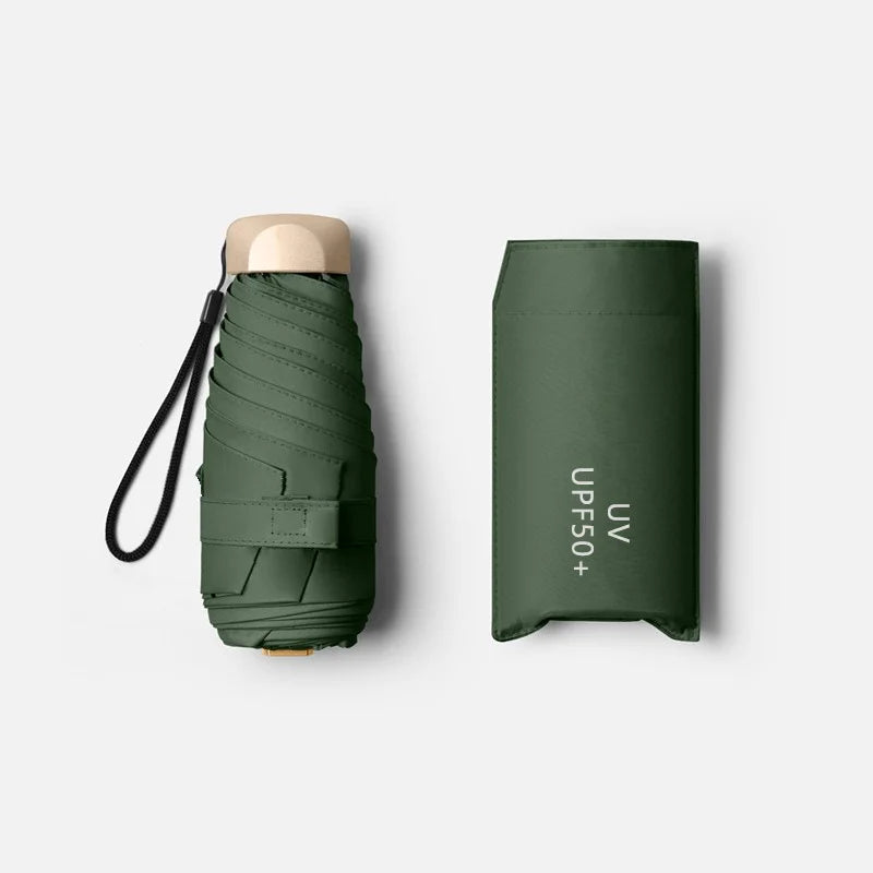 Vinyl Folding Mini Sun Umbrella