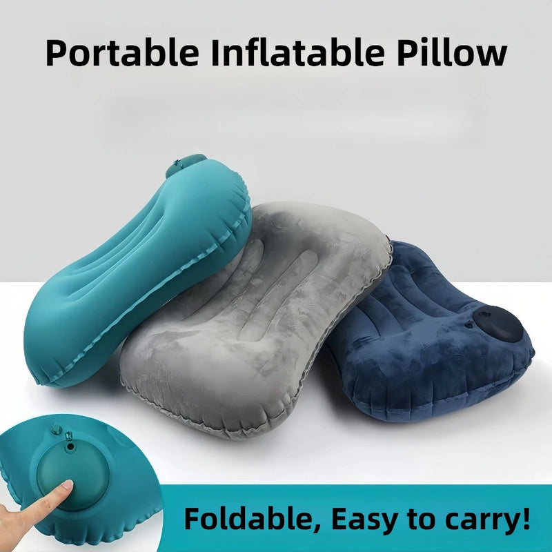 Portable Press Inflatable Pillow