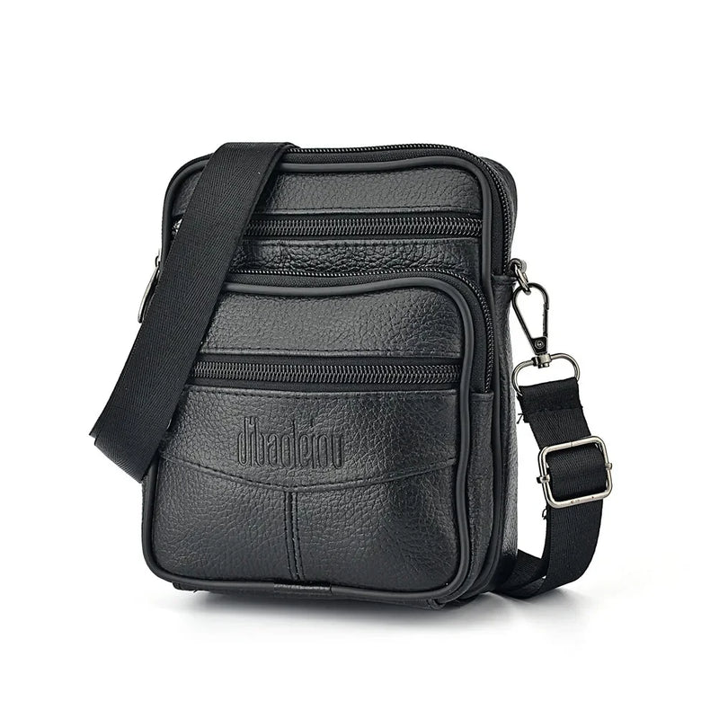 Men’s Leather Crossbody Messenger Bag