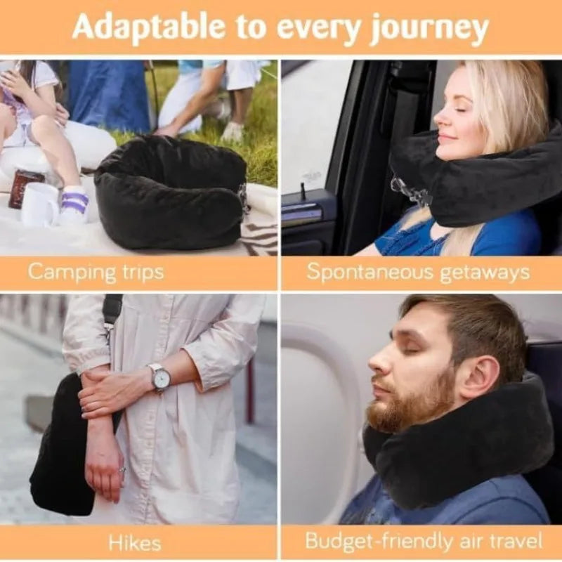 Self Filling Travel Neck Pillow