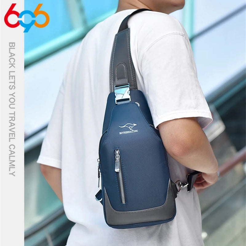 Fashion Oxford Chest Crossbody Bag