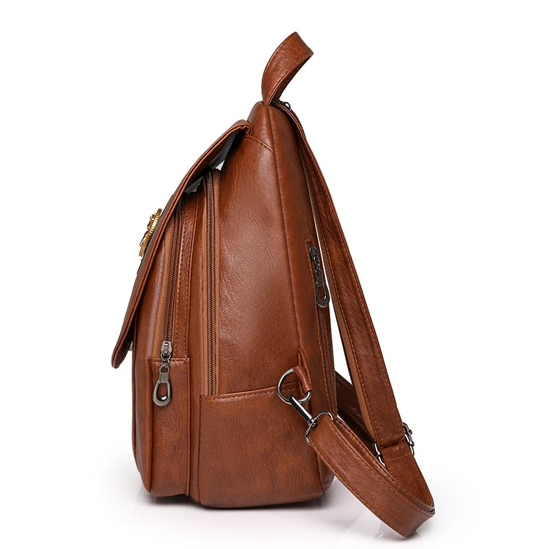 Fashionable Soft leather backpack