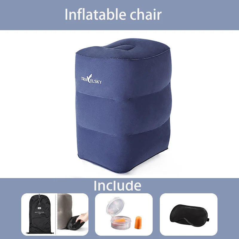 Travel Car Inflatable Foot Pad