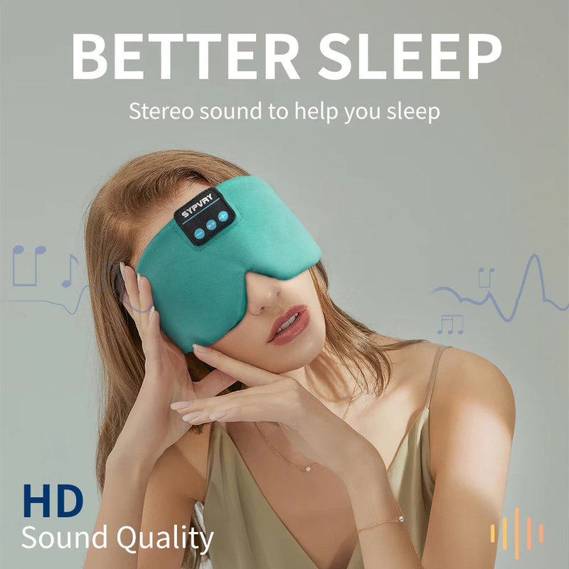 Wireless Soft Sleep Mask Headphones