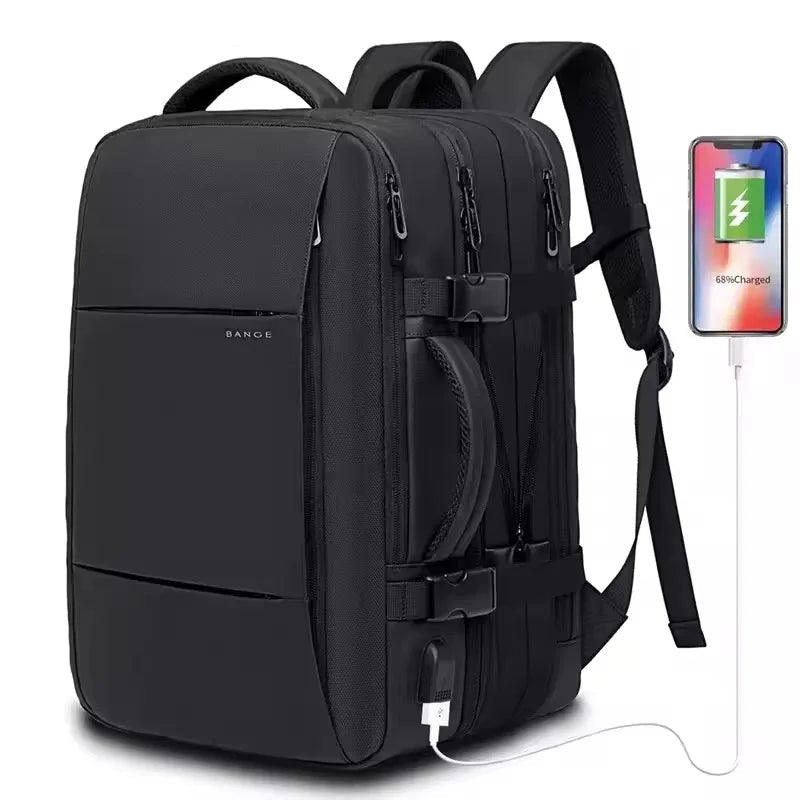 BExpandable USB Travel Backpack