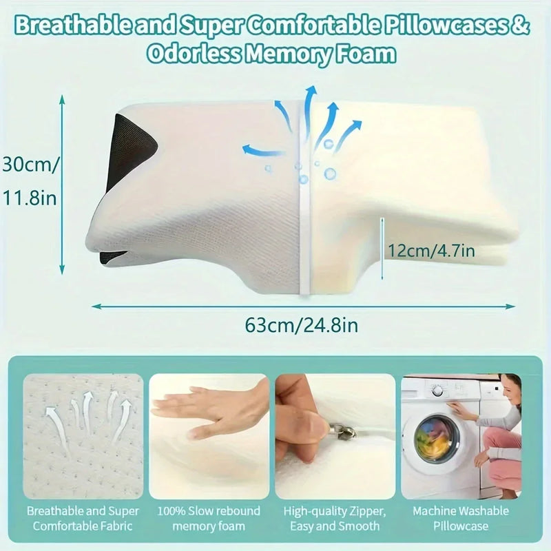 "Ergonomic Cottoncomfortable sleeping pillow