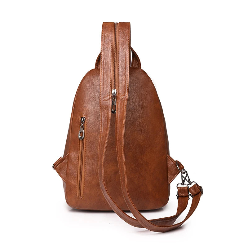 Fashionable Soft leather backpack