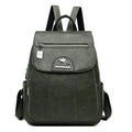 Travel Women Soft Leather Backpacks