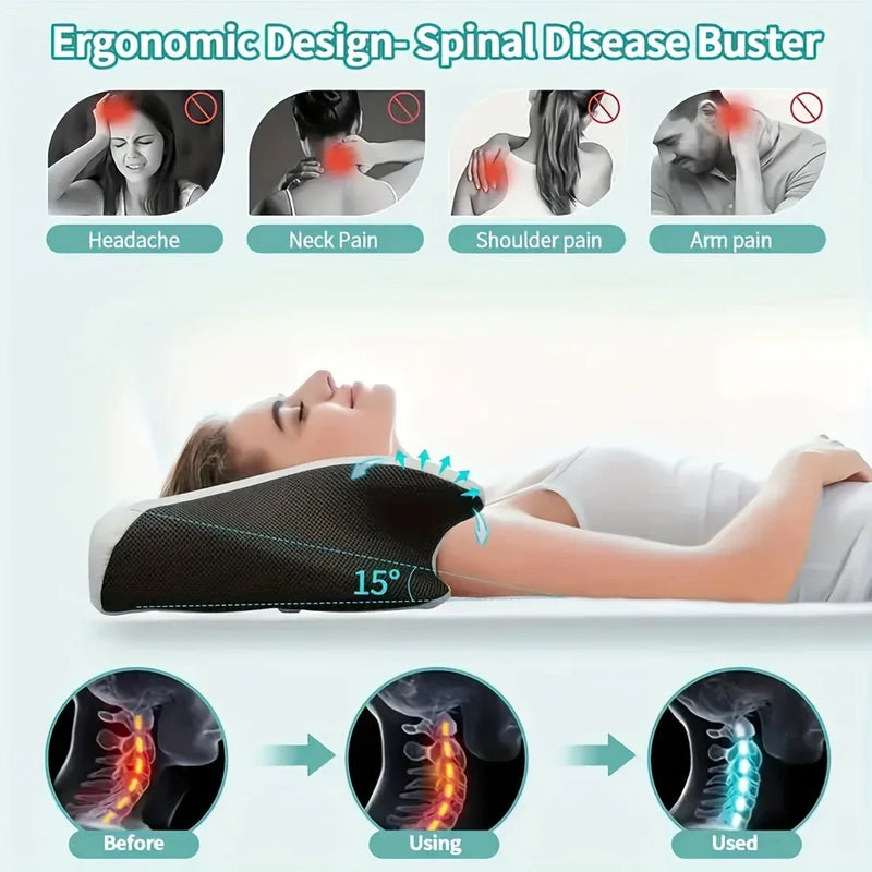 "Ergonomic Cottoncomfortable sleeping pillow