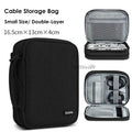 Double-Layer Electronics Organizer Bag