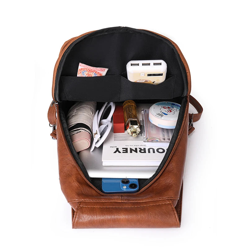 Fashionable Soft leather backpack