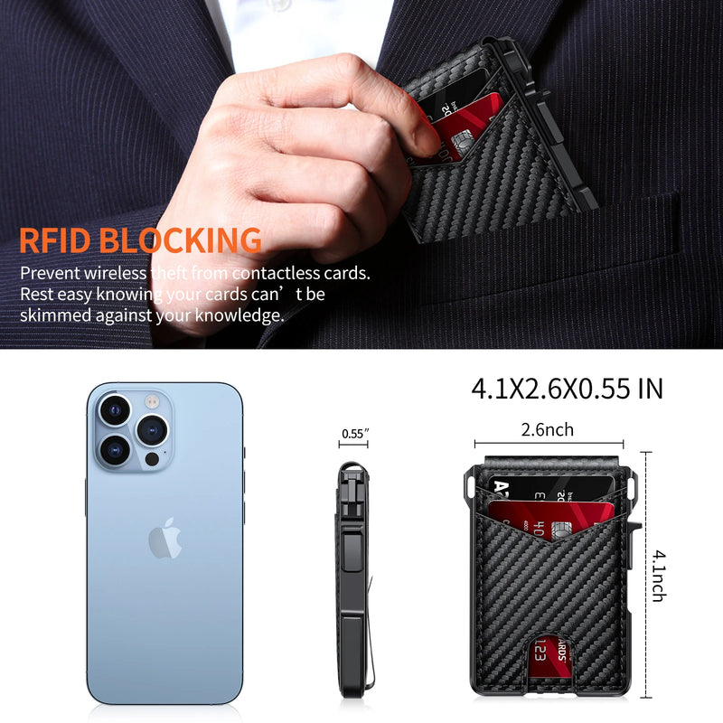 Metal RFID Blocking Money Cards Holder
