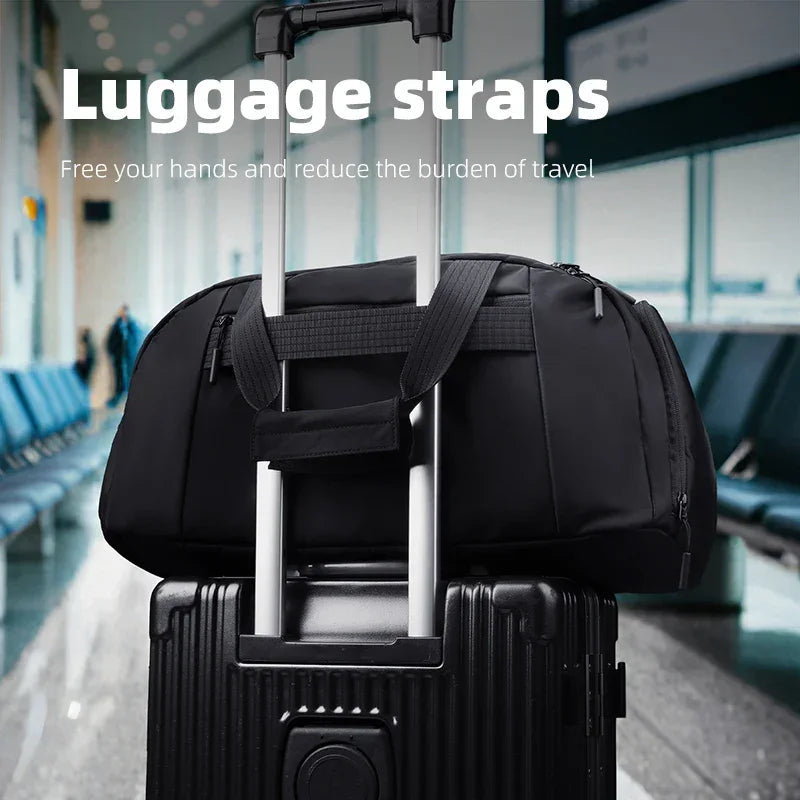 Men's Multi-Pocket Travel Duffel Bag