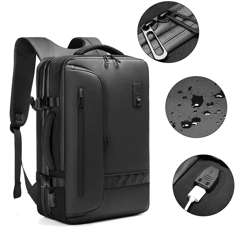 Travel Men Expanded Laptop Backpack