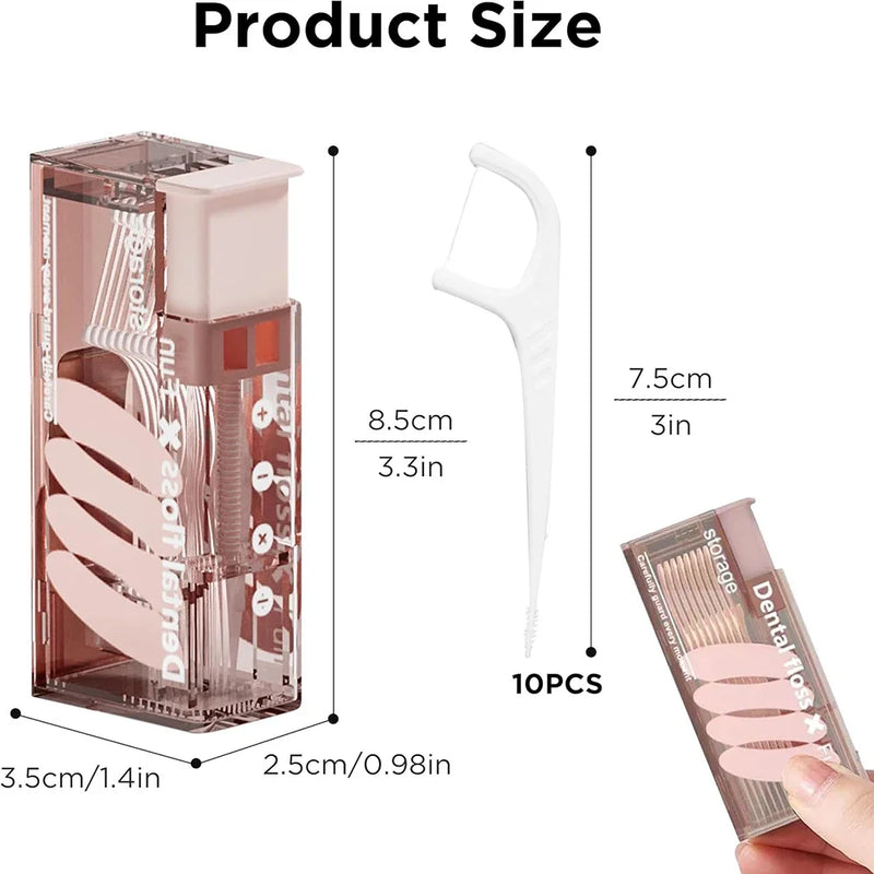 Mini Dental Floss Stick Storage Box