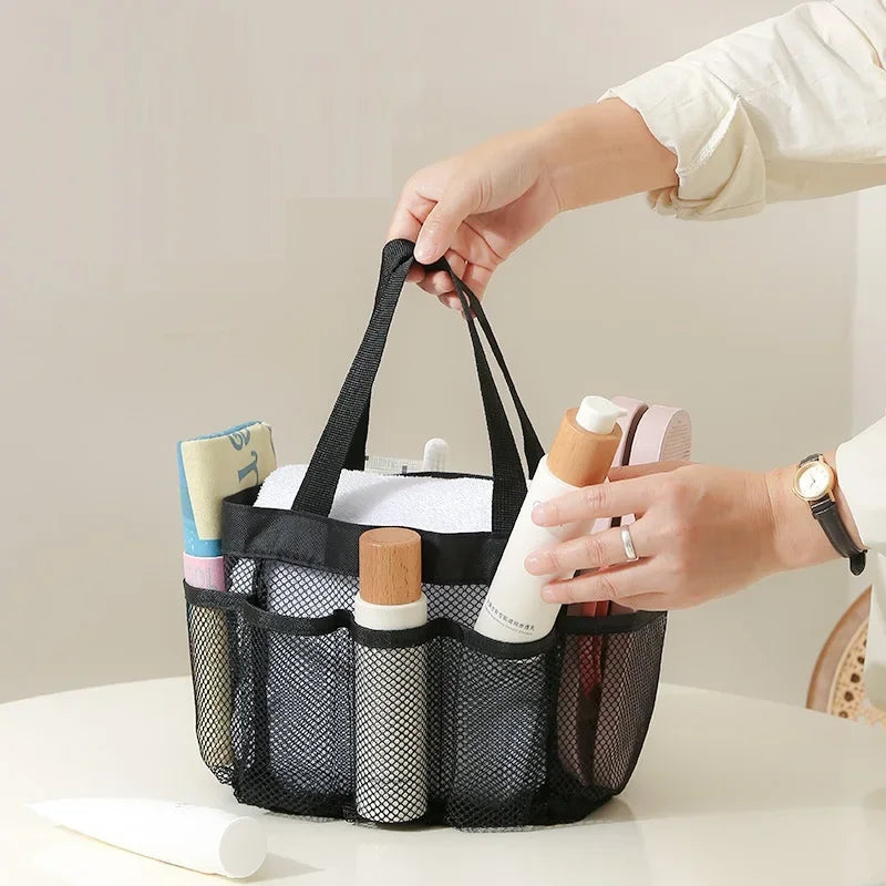 Transparent Mesh Cosmetic Tote Bag
