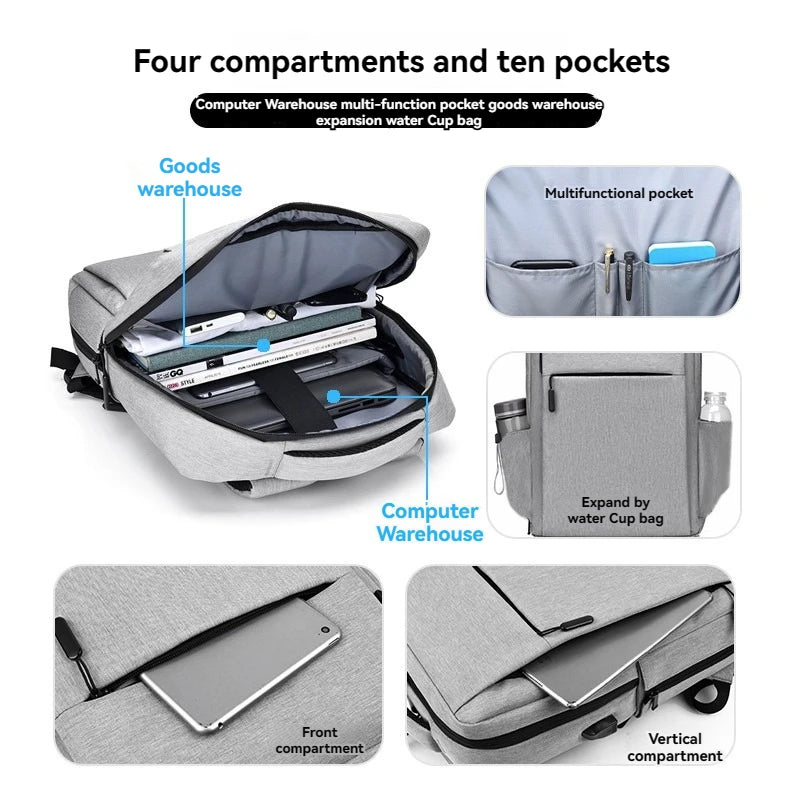 Laptop Sturdy College Rucksack Bag