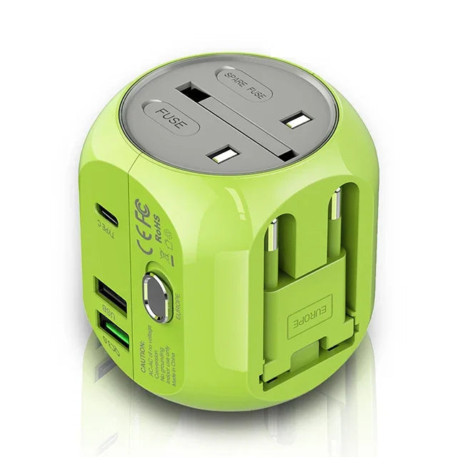 Multiple Plug Universal Travel Adapter