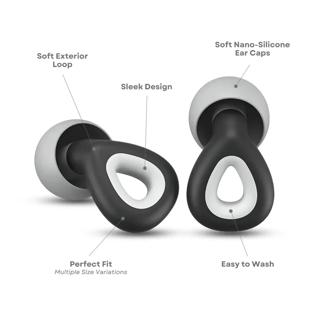 Reusable Travel Earplugs – Noise-Cancelling Comfort