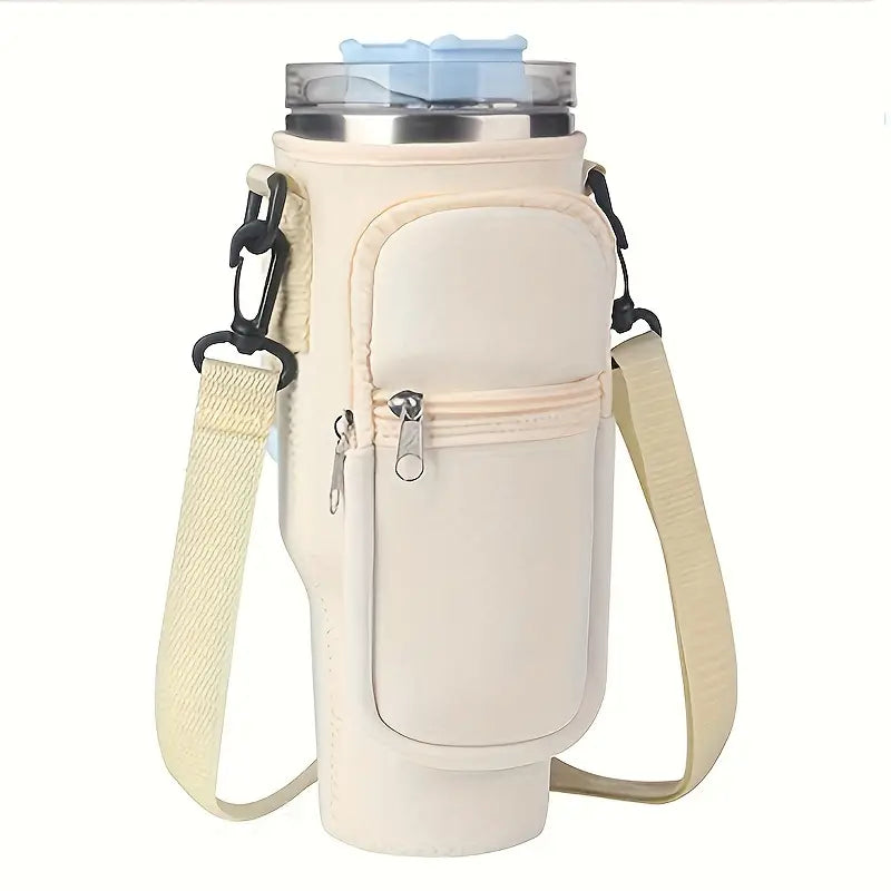 Stanley Tumbler Carrier  - Adjustable Strap & Phone Pocket