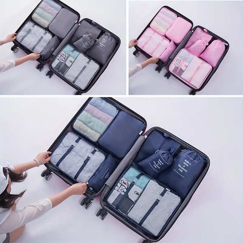 Organizer Travel Cubes Set | 8 Pack